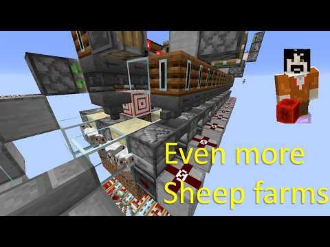 2 new dry grass powered wool farms, better than traditional farms? Minecraft Java SMP 1.21.5+