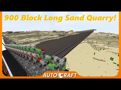 Automatically Farming MILLIONS Of Sand With A Sand Quarry! (AutoCraft ep.130)