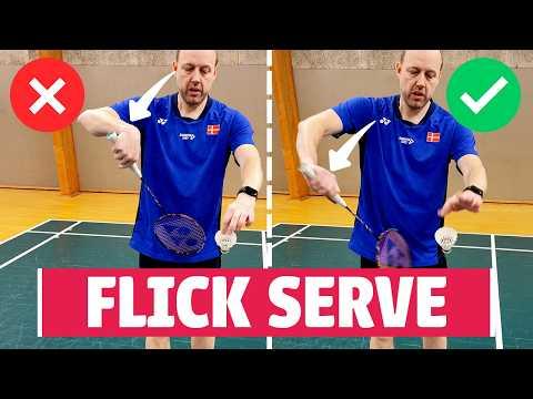 Badminton Flick Serve Secret Revealed: Perfect Height, Angle & Length