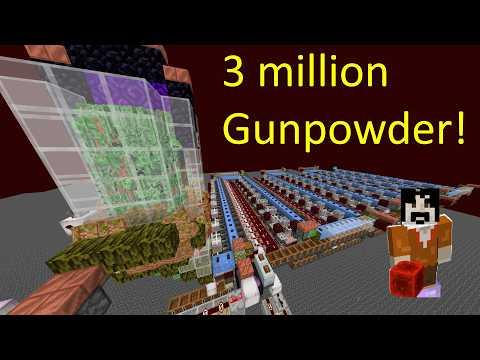 3 million gunpowder/hour! Fast bortal creeper farms with simple kill chamber. Minecraft Java 1.21+