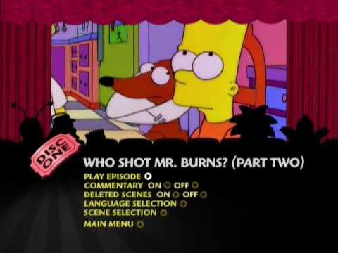 (Gameplay - 4621) The Simpsons: The Complete Seventh Season (Disc 1) (DVD Menu - 641)