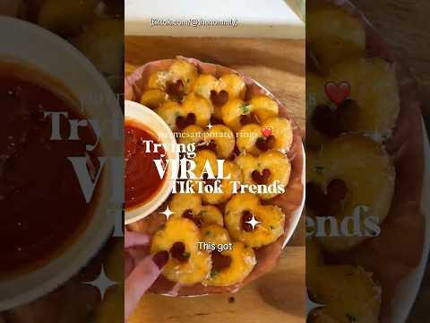I tried making the VIRAL Heart-Shaped Potato Rings