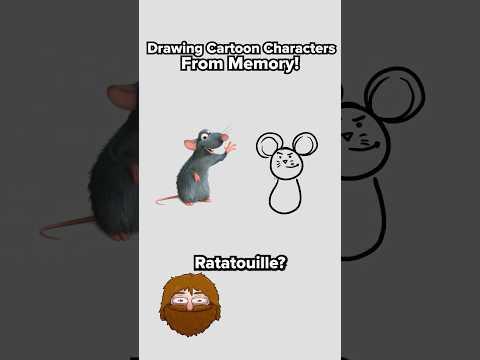 Drawing Cartoon Characters from Memory #drawing #cartoon #character #memory #guessinggame #art