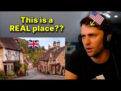 American reacts to The Most Beautiful ENGLISH villages in the COTSWOLDS