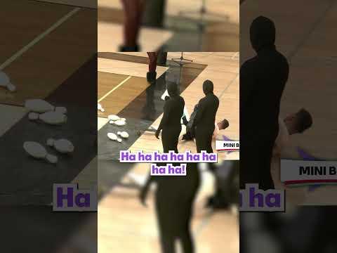 Matt gets a mini bowl for Breakfast