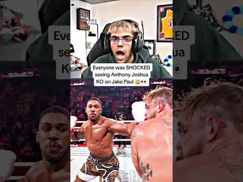 Everyone was SHOCKED seeing Anthony Joshua KO on Jake Paul 🤯👀