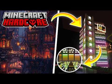 I Built the MOST INSANE Frog Light Farm in Hardcore Minecraft