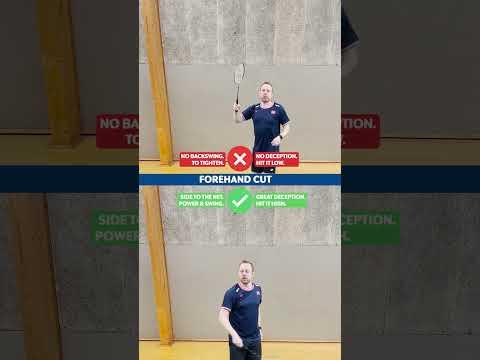 Forehand Deception Cut