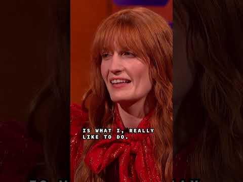 Florence Welch Can’t Resist a Crowd Surfing Moment #FlorenceWelch #GrahamNorton #TheGrahamNortonShow
