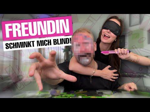 Meine FREUNDIN SCHMINKT mich BLIND (Challenge) ! 😂 II RayFox