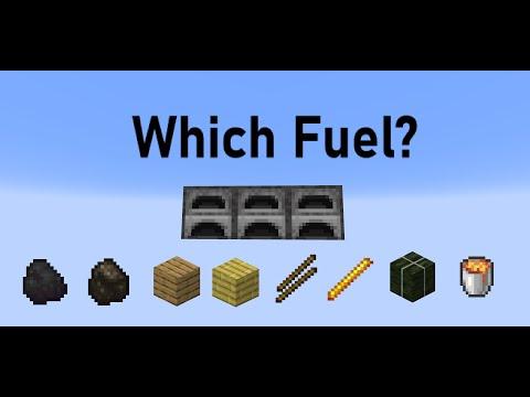 What is the best fuel for a furnace array in Minecraft 1.21