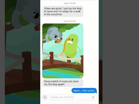 Mishap messages me this every time