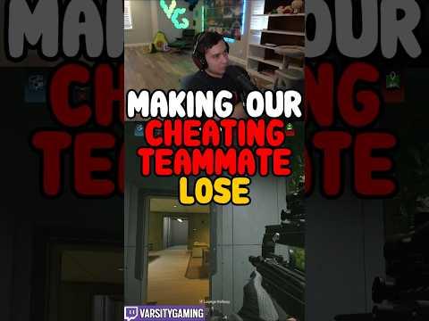 FORCING OUR CHEATER TEAMMATE TO LOSE #shorts
