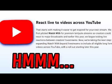 Did YouTube Just ENCOURAGE Stealing Content?