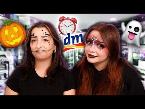 Halloween Look in 3 MINUTEN?! Drogerie Shopping Challenge ⏰ 🎃