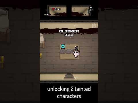 Unlocking 2 Tainted Characters #tboi #thebindingofisaacrepentance #thebindingofisaac #bindingofisaac