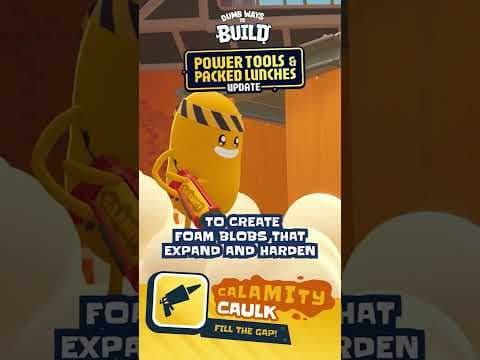 Seal the deal with the Caulk Launcher, now in Dumb Ways to Build 🧑‍🔧 #games #videogames #gaming