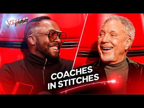 FUNNIEST MOMENTS That Made Coaches LOSE IT! | The Voice Global