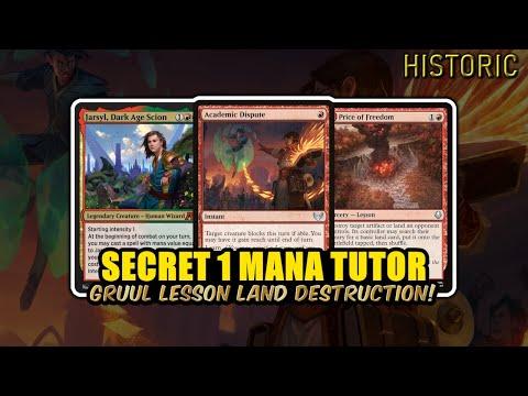 This Hidden 1 Mana Tutor Makes Gruul Land Destruction SCARY | Historic BO3 | MTG Arena