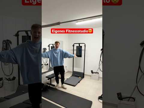 Wie findet ihr unser Homegym? 🤯😍 Anzeige | Echtso #shorts