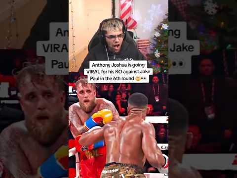 Anthony Joshua is going VIRAL for his KO against Jake Paul in the 6th round 🤯👀