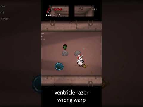 Ventricle Razor Wrong Warp #tboi #thebindingofisaacrepentance #thebindingofisaac #bindingofisaac