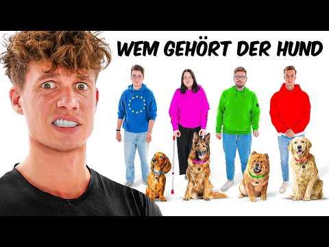 Erkenne, welcher Hund zu wem gehört