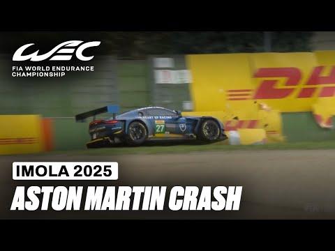 (Driver OK) Huge Aston Martin Crash | 6 Hours of Imola 2025 | FIA WEC