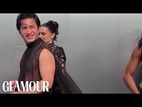 The Stars of 'Heated Rivalry' on the Vanity Fair Oscars Party Red Carpet