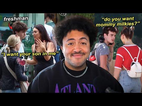 Female Pickup Artist "Pranks"