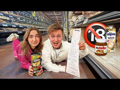 NUR aus dem untersten Regal kaufen für einen Tag😫