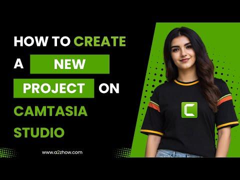 How to Create a New Project in Camtasia Studio