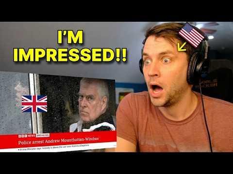 American reacts to THE UK ARRESTS PRINCE ANDREW!!