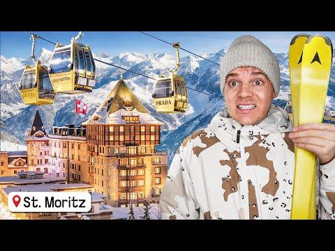 Ich besuche das luxuriöseste Skigebiet Europas 🇨🇭 (St. Moritz)