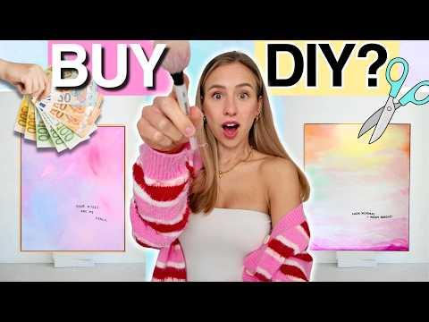 DIY OR BUY 5.0 🎨 5.000€ XXL Designer-Bild selber malen 💸  BESSER als das Original?!