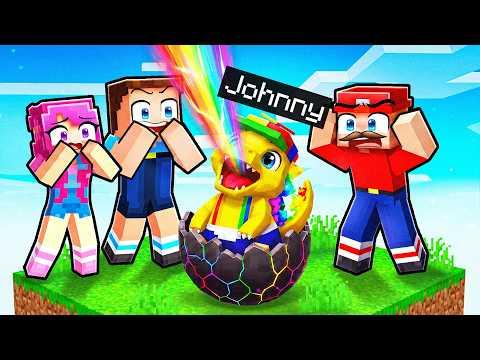 I Became BABY GODZILLA in an OP CHUNK in Minecraft!
