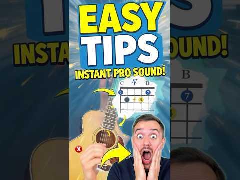 4 Beautiful easy guitar chords (Plus head turning trick) Sound like a Pro