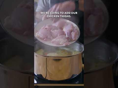 Chicken noodle soup to warm the soul 🥰