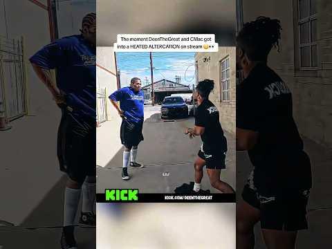 The moment DeenTheGreat and CMac got into a HEATED ALTERCATION on stream 😳👀 #deenthegreat #cmac