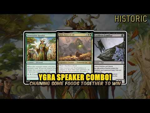 Food Chain Banned! Move To The Next Food Combo! Ygra Speaker! | Historic BO3 | MTG Arena