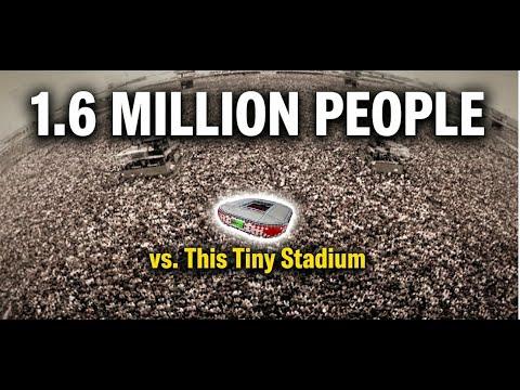 1.6 Million People vs. One Stadium 🤯