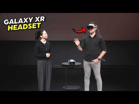 Samsung Galaxy XR Headset : Full On Stage Live Demonstration & Specs!