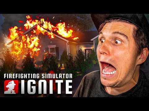 DAS KOMPLETTE HAUS BRENNT | Neuer Feuerwehr Simulator IGNITE