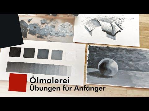 Ölmalerei – Einfache Übungen – Einführung