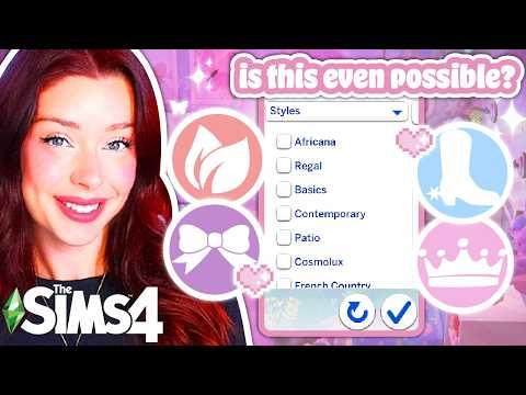 Each Room Has ONE Item From EVERY STYLE in The Sims 4