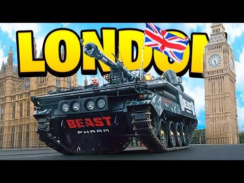 Driving a TANK Past BIG BEN & Downing Street | London Central - NEARLY CRASHED!!!