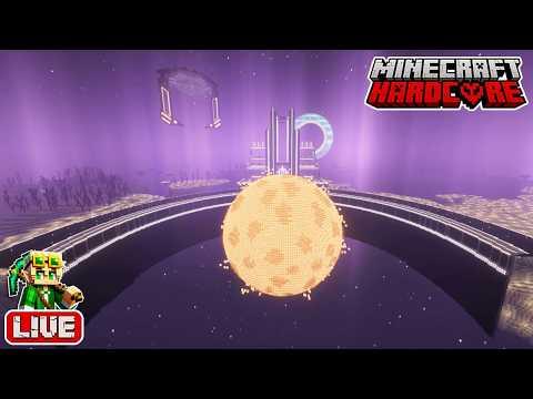 A Tron-Inspired End Build in my 55,600 Day Hardcore Minecraft World