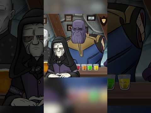 Avengers Infinity War HISHE - The Villain Pub Snap #animation #avengers #funny