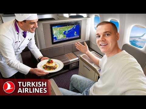 15 Stunden in der Turkish Airlines Business Class nach China!