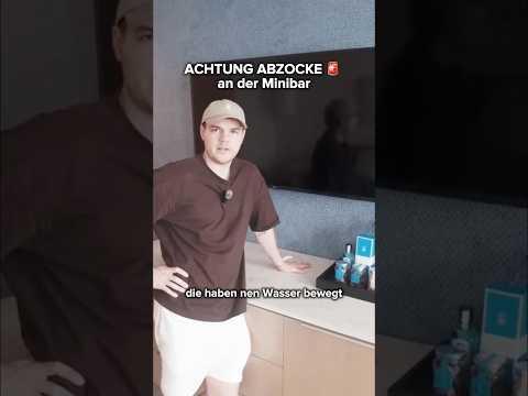 Minibar Abzocke Vorsicht!! #shorts